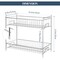 2-Tier Spice Rack for Countertop, Kitchen Storage Organizer Shelf Counter Shelf Under Sink Cabinet Organizer for Kitchen Bathroom Office